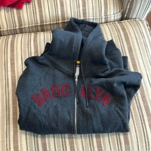 Brand new, never worn. Brooklyn industries zip up hoodie